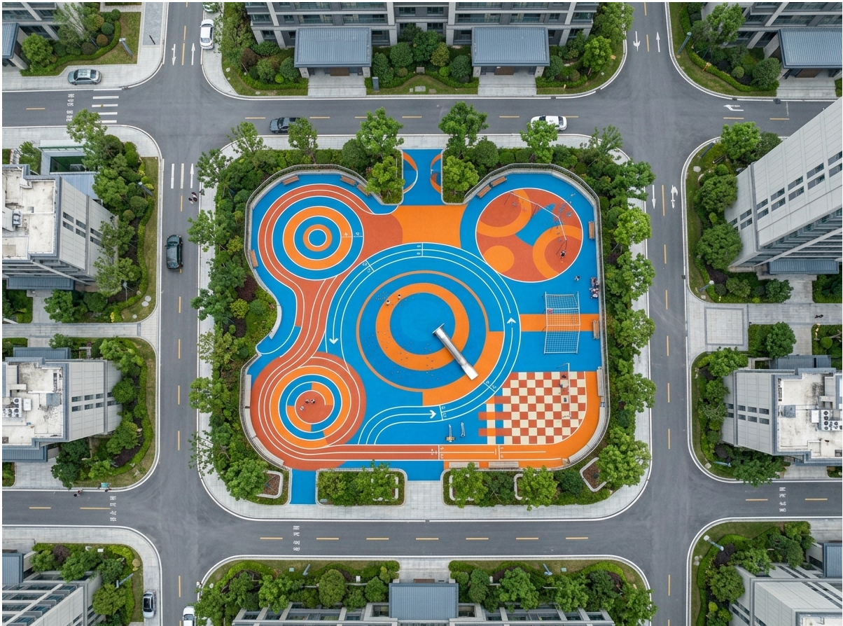 宝鸡市塑胶颗粒EPDM塑胶跑道 - 方案